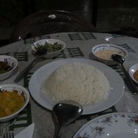 Rice & Curryの夕食