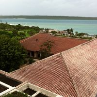 部屋からの眺め　台風接近中！