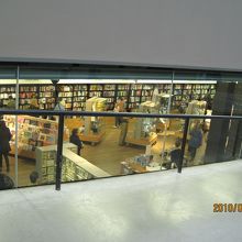 人が歩いている所は坂道になっているので下になる店。