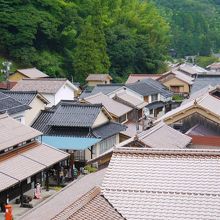 大森地区の町並み