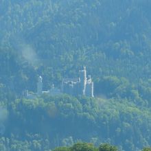 足場で見えない城