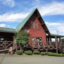 窓から見事な八ケ岳