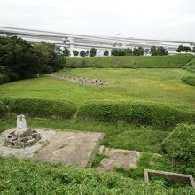 レインボーブリッジがすぐそば