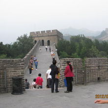 ここから登ります。