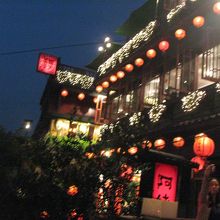 阿妹茶酒館。奇跡的に人波が途絶えた一瞬にパチリ。