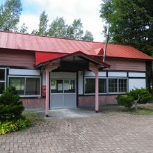 鉄道公園内にある旧北見相生駅