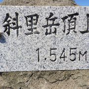 清里町の清岳荘から登りました
