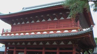 ゆったりとした古刹