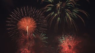 水中花火が見もの