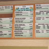 本日のイベント・レッスンが張り出されます