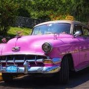 キューバのタクシー