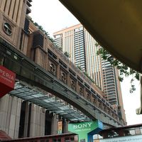 中央奥の高い建物がホテル、左奥がタイムズスクエア