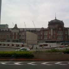 バスからパチリ。