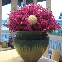 お花は毎日同じものですよ