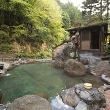 混浴の露天風呂です