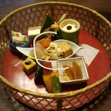 籠の中を大きく撮影