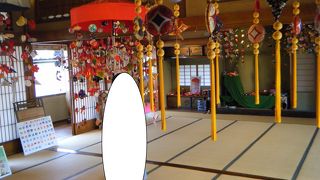 かわいい傘福の展示