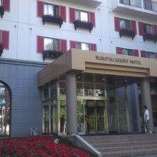 中庭側からの入口です。