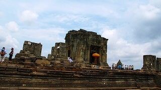 アンコール・ワットが見下ろせます