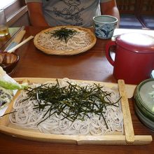 お上品な量です