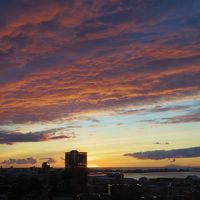 夕日が美しい（11Fの客室より）
