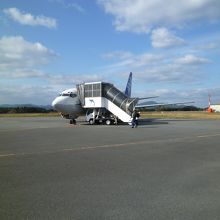 繁忙期に福岡線に投入されているANAのＢ737-500