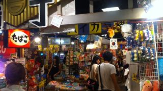 趣向を凝らした店舗がたくさん