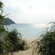 渡嘉敷☆集落から近くて夏は海水浴客で賑わう人気のビーチ