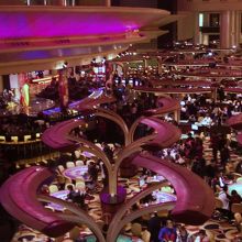 カジノ場とパフォーマンスステージ、実は写真はＮＧでした。