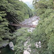 祖谷のかずら橋☆日本三大奇橋 スリル満点