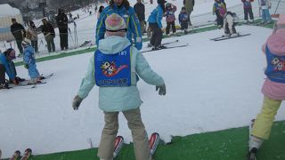 ファミリー向けのスキー場です