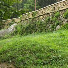 城壁があります