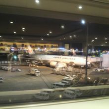 夜の第一ターミナルです。