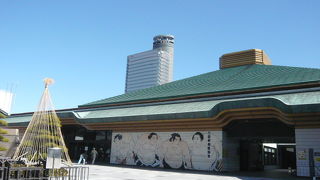 相撲観戦に大興奮