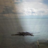 レストランから見た海