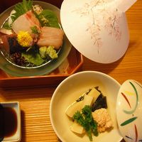 お造りと炊き合わせ。