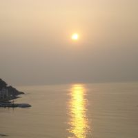 日本海に上る朝日！　