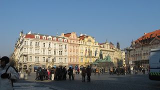 プラハの街の中心です
