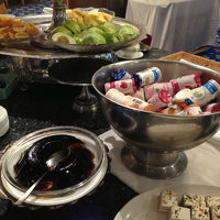 朝食その２（飲むヨーグルトも＾＾）