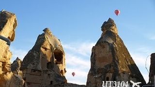 多様な奇岩を見ることができます。