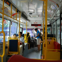 帰りの故宮博物院からのバス。ＭＲＴ士林駅まで行けます。