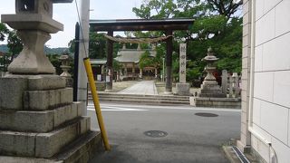 落ち着きのある神社