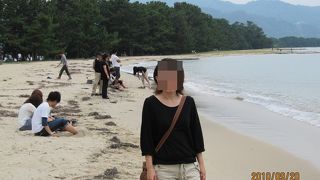 穏やかなビーチ