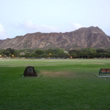 ☆ダイヤモンドヘッドが目の前にある公園☆