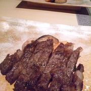 佐賀和牛のステーキです。