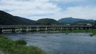 嵐山の有名な橋