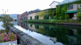 小樽運河は散歩が気持ち良い