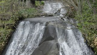 恵庭渓谷にある「ラルマナイの滝」