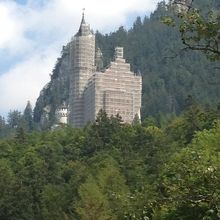 残念！白亜の城は見えず。。。