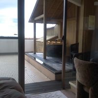 ベランダの露天風呂